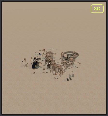 The preview with the 3D button on